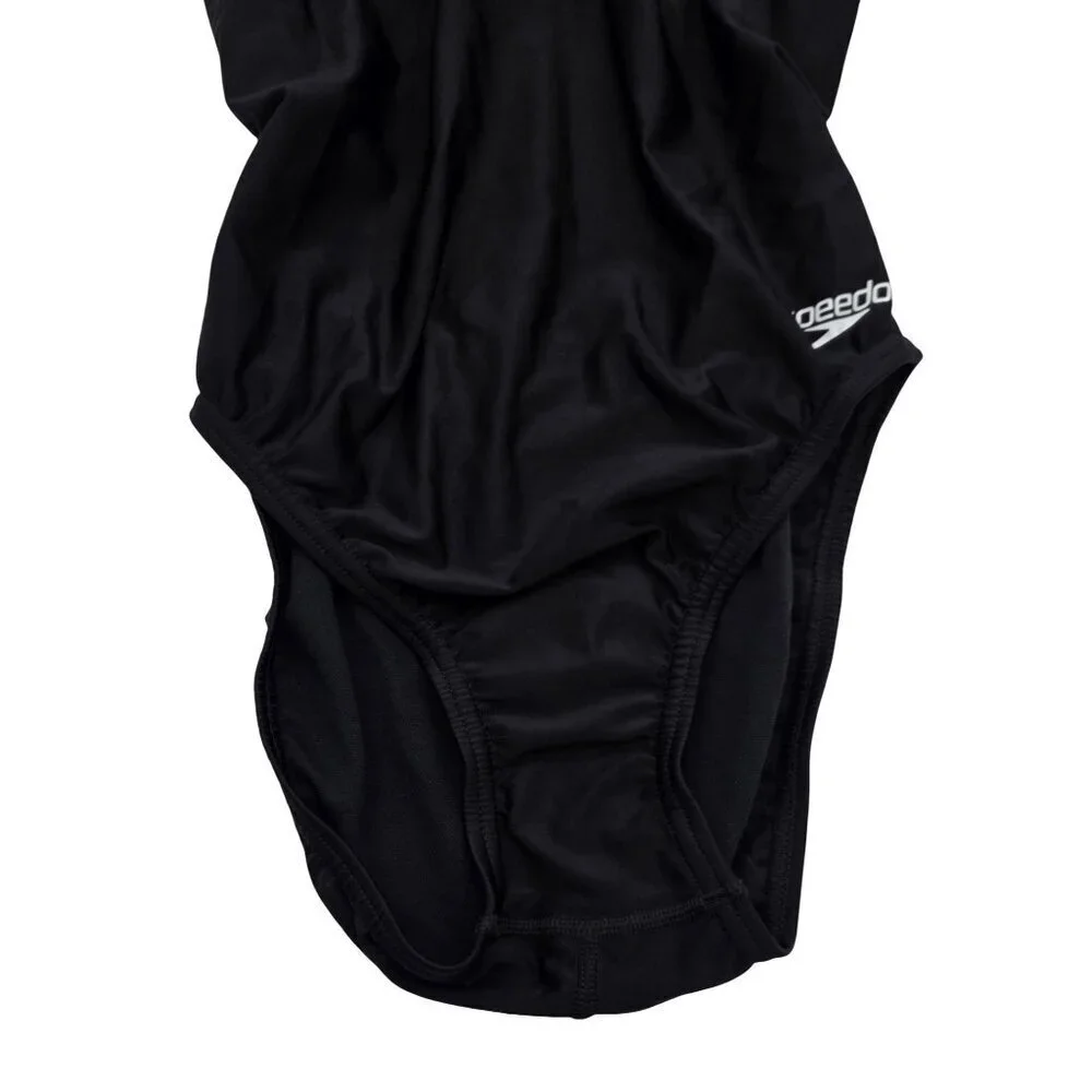 NWT Women's - Speedo Pro LT Black One Piece Swimsuit, Size 8/34